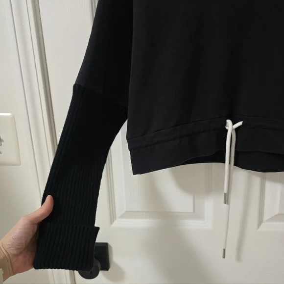 Varley Britannia Turtleneck Sweatshirt In Black Size S - Picture 8 of 9